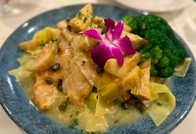 Terrazza Restaurant signature dishes Piccata
Pappardelle Alfredo with Chicken and Broccoli
Lasagna